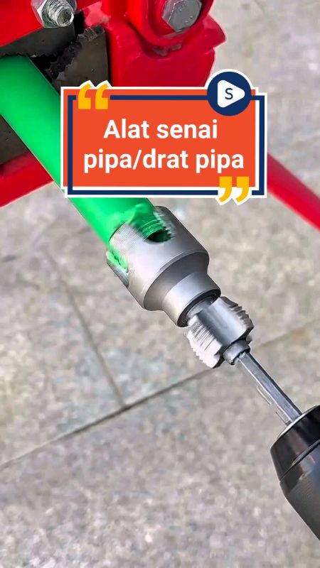 Alat Senai Pipa Alat Pembuat Drat Pipa #SpillRacunShopee #RacunShopee #RacunShopeeCheck #shopeevideo #SpillBawaBerkah