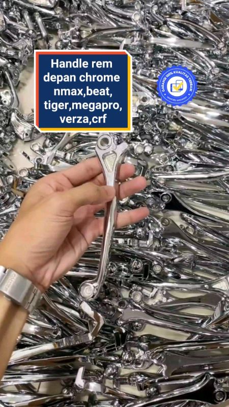 Handle rem depan chrome nmax,beat,tiger,megapro,verza,crf #handlerem #handleremmotor #SpillBawaBerkah #SpillRacunShopee #GratisOngkirRPO #shopeevideo