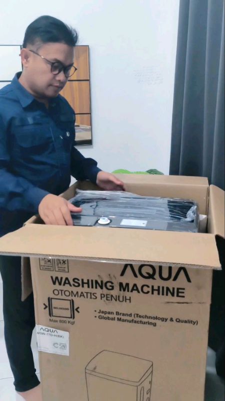 Mesin Cuci 1 tabung Aqua 7Kg #mesincuci #mesincuciaqua1tabung #mesincuciaqua7kg #hijab #smoot #lowpressure #aqua #mesincuci1tabung #viral #fyp #Shopee