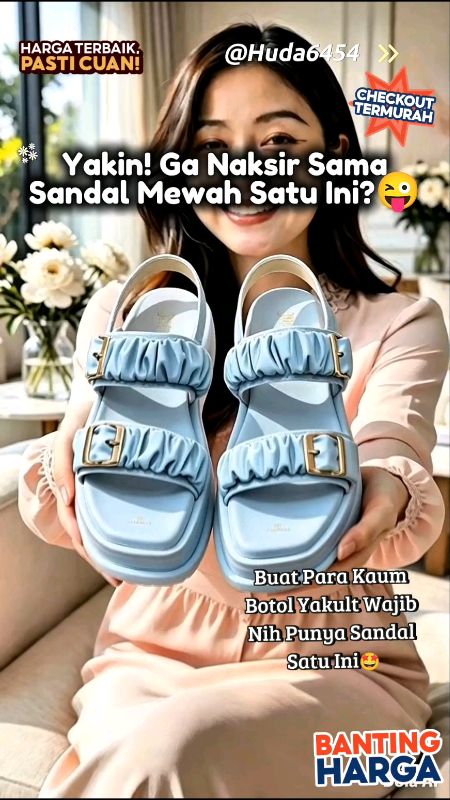 (YPPA)😜#sandalbaim#sandalwanita#sandal#sandalkekinian#sandalkondangan#sandalwedges#fashionwanita#RacunShopee#GratisOngkirRP0#Diskon50Persen#fyp#viral