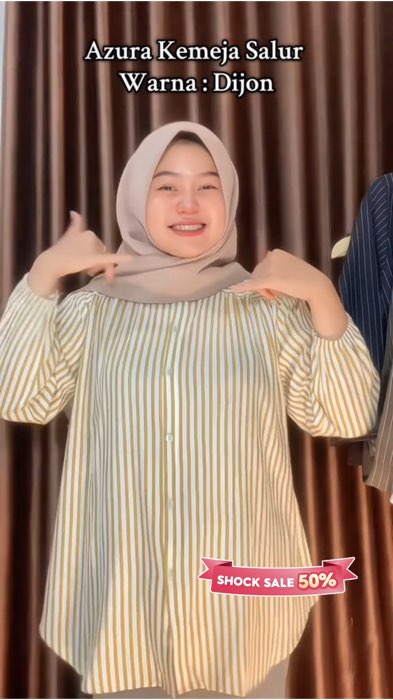 Kemeja Salur #GratisOngkirRP0 #DiskonRacunShopee #ViralDiShopeeVideo #ShopeeCOD #SpillRacunShopee #atasanwanita
