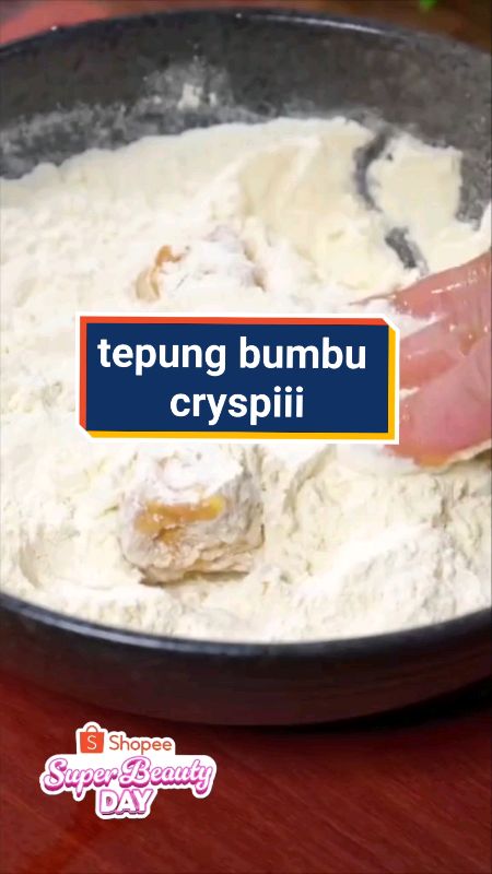 tepung bumbu cryspi serbaguna #tepungbumbucrispy #tepungbumbucrispyserbaguna #tepungbumbu #tepungkriuk #ShopeeLook #OngkirRP0
