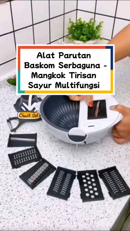 Alat Parutan Baskom Serbaguna - Mangkok Tirisan Sayur Multifungsi #SpillRacunShopee #SpillBawaBerkah #GratisOngkirRP0 #ShopeeCOD #shopeevideo #fypdong