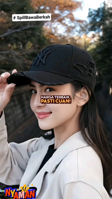 #SpillBawaBerkah #ShopeeCOD #ViralDiShopeeVideo #TermurahDiShopee #topi #TopiBaseballSportKorea #topipriawanita