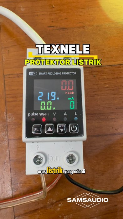 Texnele Protector Arus Listrik dan anti Setrum #Texnele #antisetrum #proteksiarus #kwhmeter #RacunShopee #GratisOngkirRP0 #DiskonRacunShopee