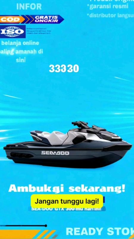 SEA-DOO GTX 300 SIAP BERLAYAR ⭐⭐⭐⭐
