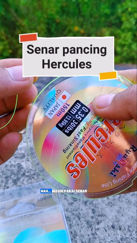 Senar pancing Hercules #senarpancing #senarkuat #senarpancingberkualitas #PromoNonStop #SpillRacunShopeeHaul #RacunShopee
