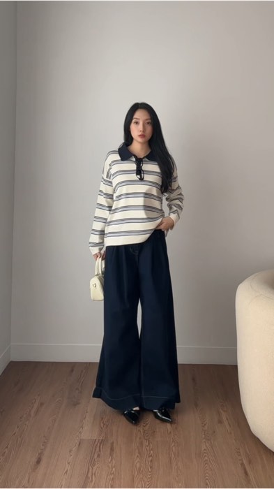 Gamora top in white blue 💙🤍 #ViralDiShopeeVideo #knitwear #ShopeeFashionHaul #RacunShopee #shopeevideo #GakNyeselBeliIni