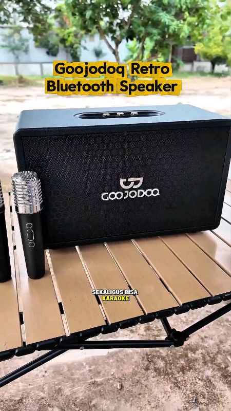 GOOJODOQ RETRO BLUETOOTH SPEAKER ✅ #DiskonRacunShopee #GratisOngkirRP0 #Diskon40RB #Diskon50Persen #ShopeeCOD #RacunShopeeCheck #Diskon30RB #trending