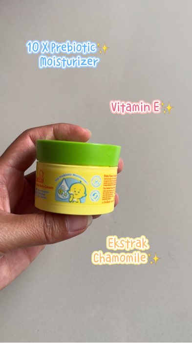 ￼ZWITSAL Baby Face and Body Cream - 10X Prebiotic Moisturizer, Chamomile, Vit E 50 gr