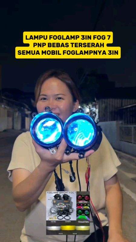 IBRIGHT FOG7 - Lampu FOGLAMP 3in #ShopeeCOD