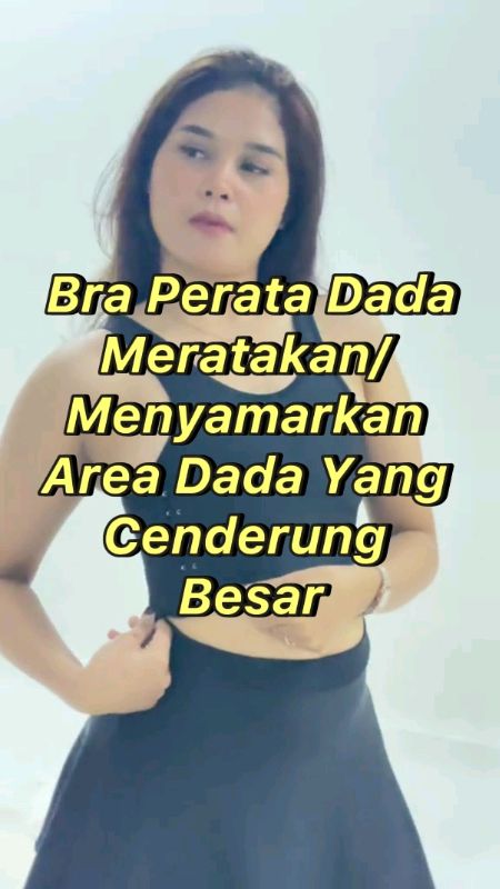 Bra Perata Dada Meratakan/ Menyamarkan Area Bagian Dada Yang Cenderung Besar #brasport #chestbindermurah #breastbinder