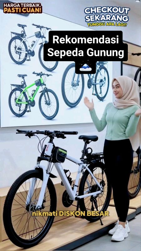 KLIK DISINI DPT DISKON🥰🥰 Sepeda Gunung MTB Super Nyaman ✅ #sepedagunung #sepedagunungmurah #sepedagunungmtb  #sepedagunungterlaris #RacunShopee #fyp