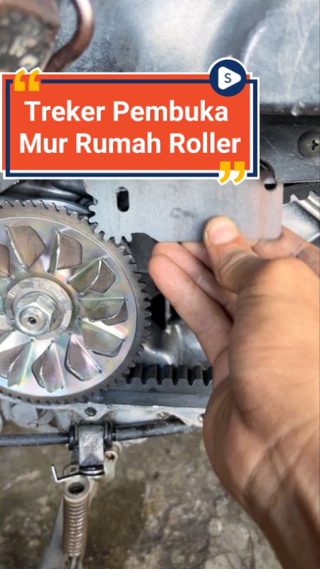 Treker pembuka mur cvt depan rumah roller #GakNyeselBeliIni