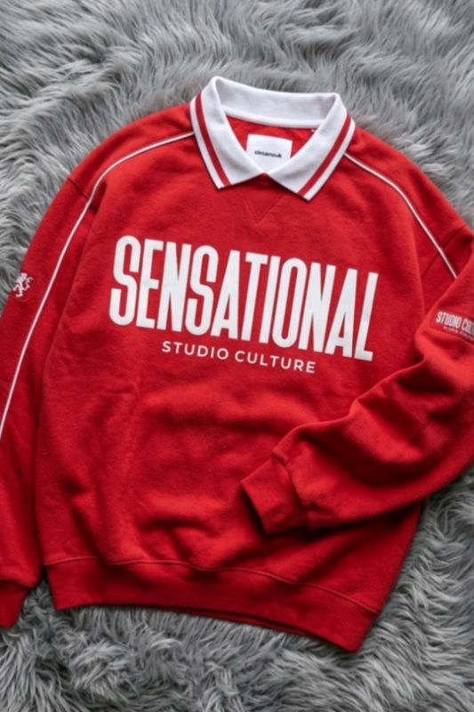 SENSATIONAL Fog Crewneck Boxy Rugby Oversize Unisex Fleece Cotton 330gsm #SpillBawaBerkah #PromoNonStop #SpillRacunShopee #RacunShopee