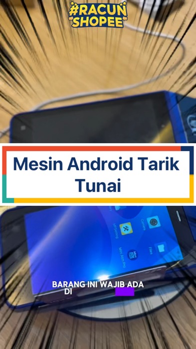 Mesin Android Tarik Tunai#RacunShopee#GratisOngkirRP0#ViralDiShopeeVideo#shopeevideo#fyp#viral#ShopeeLook#ShopeeCOD#RacunShopee#shopeevideo