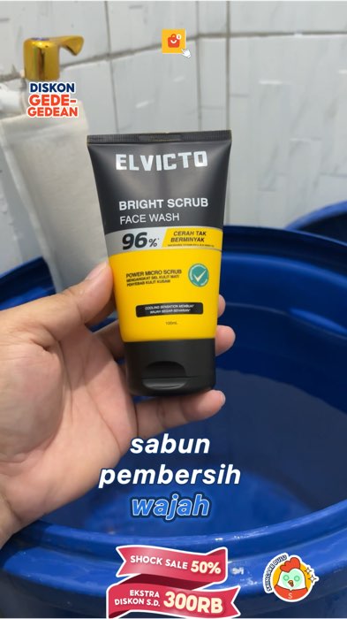 Wajah berminyak/normal pakai ini #sabun #sabunmuka #sabunmukapria #sabunelvicto #elvicto #elvictofacewash #facewash #facewashpria #facewashelvicto