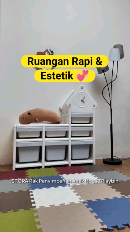 Tempat penyimpanan anak serbaguna, motif lucu #stora #azko #rakmainananak #rakbukuanak #rakpenyimpanan #rakserbaguna #rakpenyimpananserbaguna #fyp