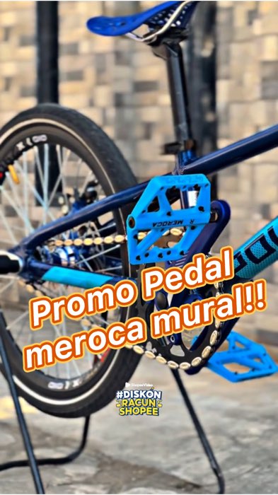 Promo pedal meroca, banyak warna  Silahkan cek kranjang kuning #ontelbalap #pedalbmx #merocapedal #bmxrace #pedalwarnasepeda #pedalsepedadobelbearing