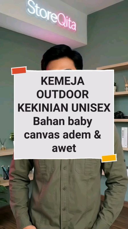 Kemeja outdoor unisex baby canvas pria lapangan tactical PDL #kemejaoutdoor #babycanvas #kemejapria #seragamlapangan #SpillBawaBerkah #GakNyeselBeliIn