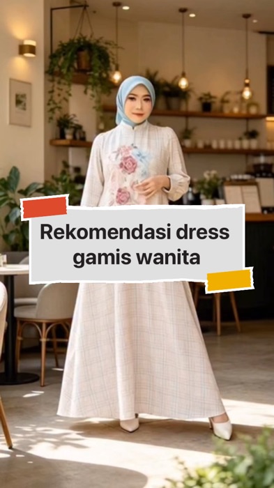 DRESS GAMIS ROSALIA SILK PREMIUM | GAMIS WANITA TERBARU#OOTDFashionShopee #ViralDiShopeeVideo #GratisOngkirRP0 #RacunShopeeCheck