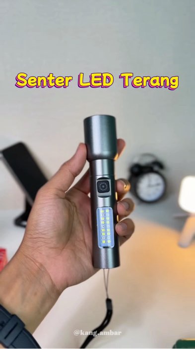 Senter LED terang body alumunium #senter #senterled #sentermini #Suksestech