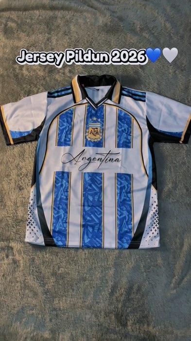 JERSEY PILDUN ARGENTINA 2026💙🤍#jerseypildun #jerseyargentina #bajuargentina #GratisOngkirRP0 #ShopeeFashionHaul #ShopeeCOD