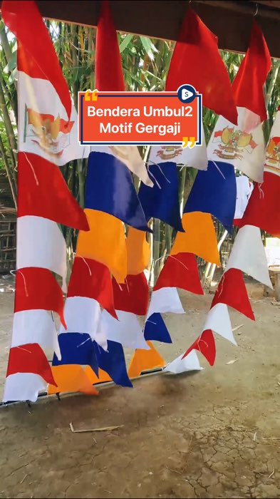 #benderamerahputih #benderaumbulumbul #umbulumbul17agustus #benderagergaji #GratisOngkirRP0