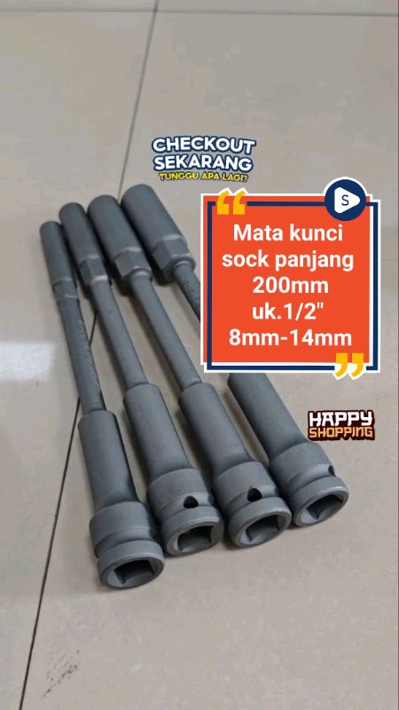 CASTA Mata Kunci Sok Panjang 200mm 1/2" 8mm-14mm√ #SpillRacunShopee #DiskonRacunShopee #GratisOngkirRP0 #Matakuncishock #kuncishok #murah #RacunShopee