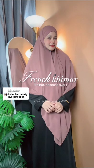 Masya allah ternyata pake hijab kaya gini bikin nyaman bngt #frenchkhimar #khimarbandana #hijabstyle #RacunShopeeCheck #racunshopeemurah #shoppeevideo