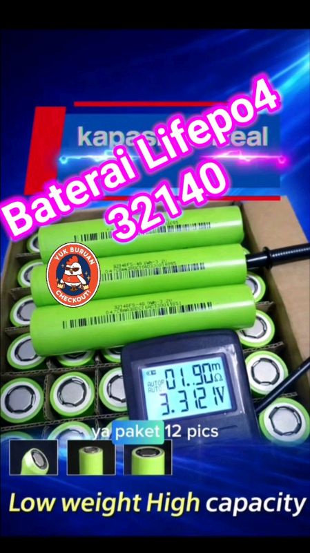 #baterailifepo4 #baterailontong #RacunShopee #RacunShopeeUnik #cod #GratisOngkirRP0 #lifepo4 #baterai #fyp