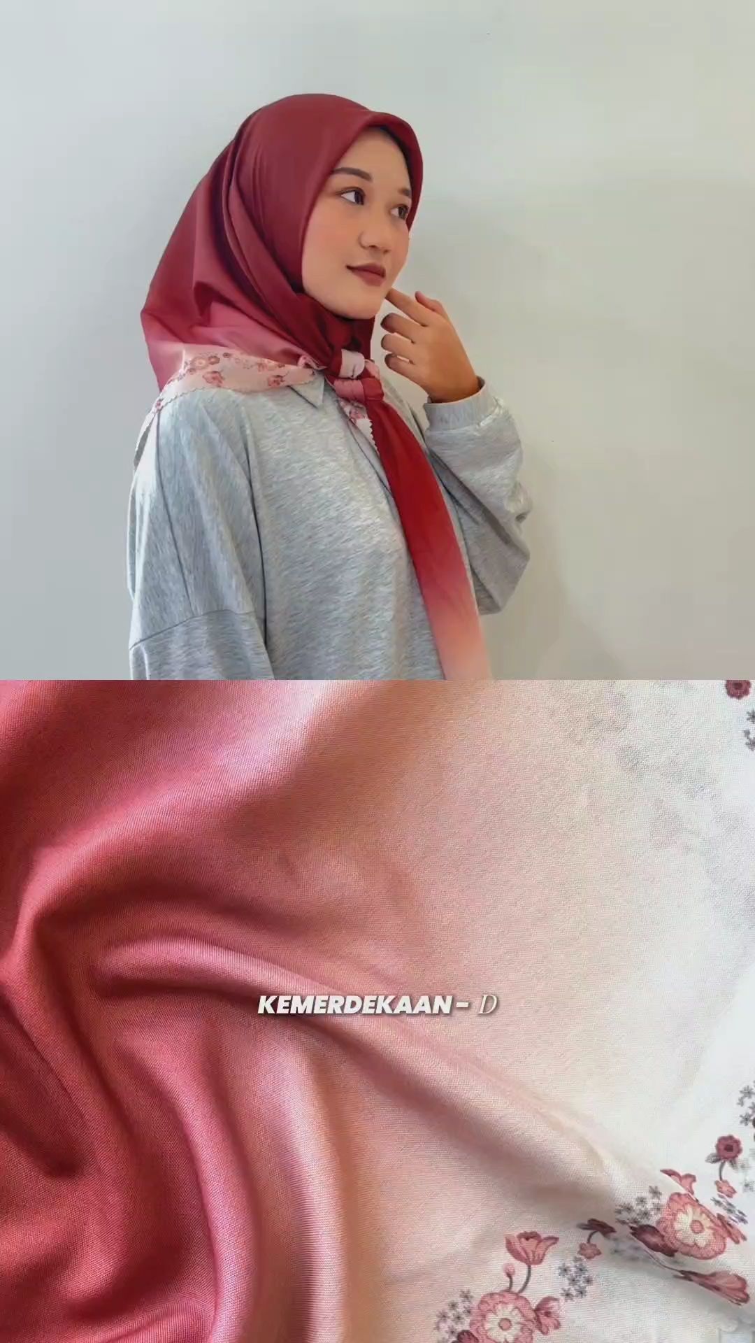 Meriahkan Hari Kemerdekaan dengan Hijab Motif Obelia. #kemerdekaanindonesia #hijabmotifpremium #hampershijab