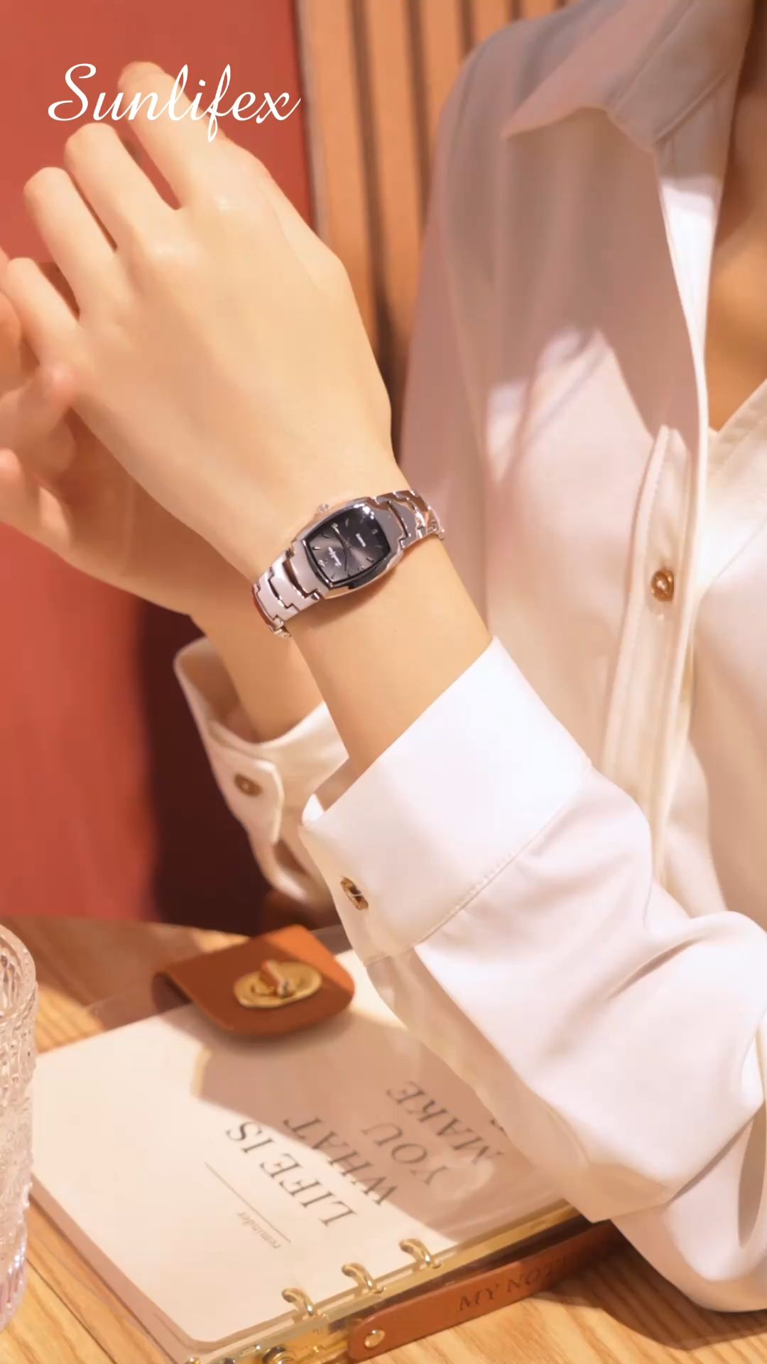 #sunlifexwatch #jamtangan #jamtanganwanita #ShopeeCOD #mewah #antiair