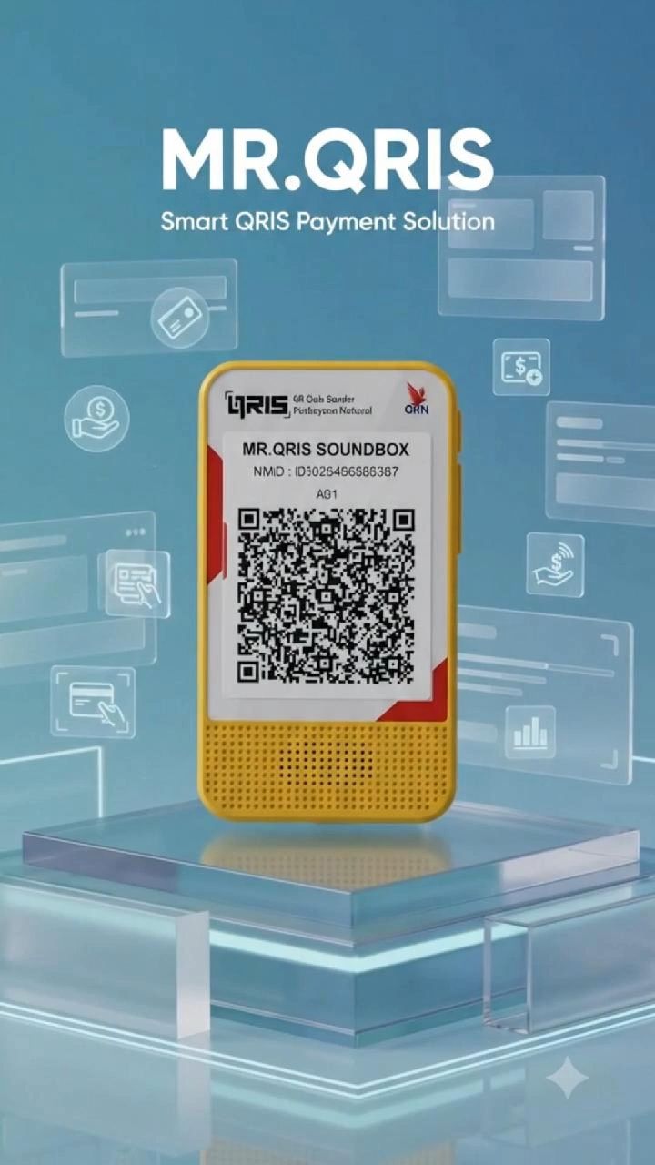 Soundbox Saku MR.QRIS product video. #qris #umkm #mrqris #soundbox #pembayaranqris #bayaronline