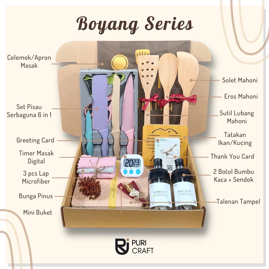 Cooking Set / Kado Nikah / Hampers Alat Masak / Hadiah Nikahan Bermanfaat Alat Rumah Tangga Wedding