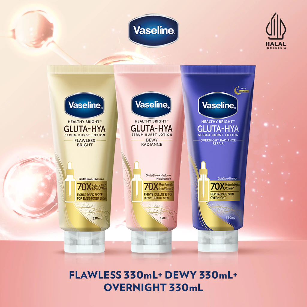 [JENNIE'S PICK] Vaseline Gluta Hya 330ml Multi Pack