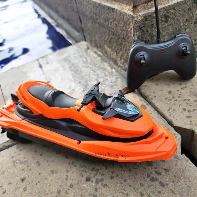 VERBANDAA - RC JET SKI MAINAM REMOTE CONTROL KAPAL MOTOR BOAT KAPAL ROBOT SPEED