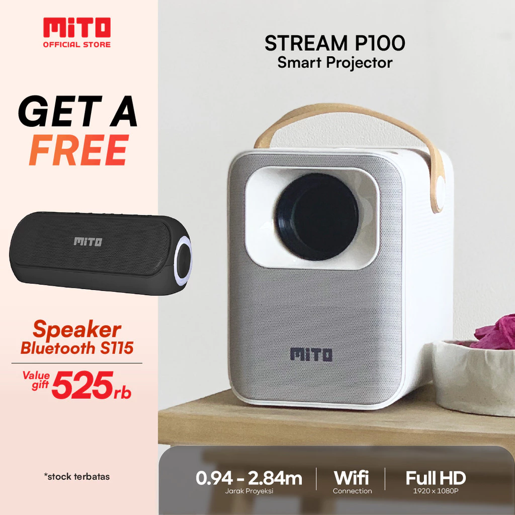 MITO Smart Proyektor Stream P100 Original