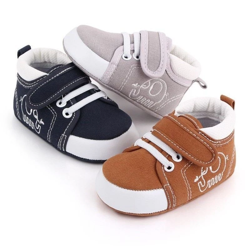 Sepatu Bayi Prewalker Laki_Laki 0_12 Bln Motif Gajah