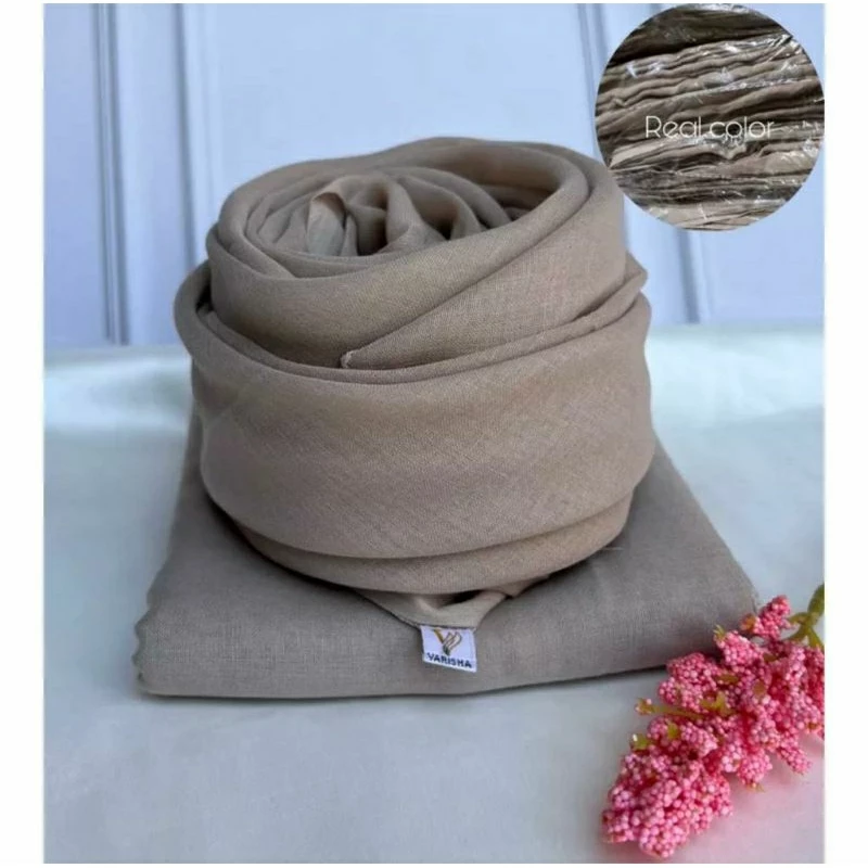 BEST SELLER..!!! COD..Hijab Paris Jadul Varisha/ Segi Empat Polos Warna Khusus/Paris Terlaris di Shopee