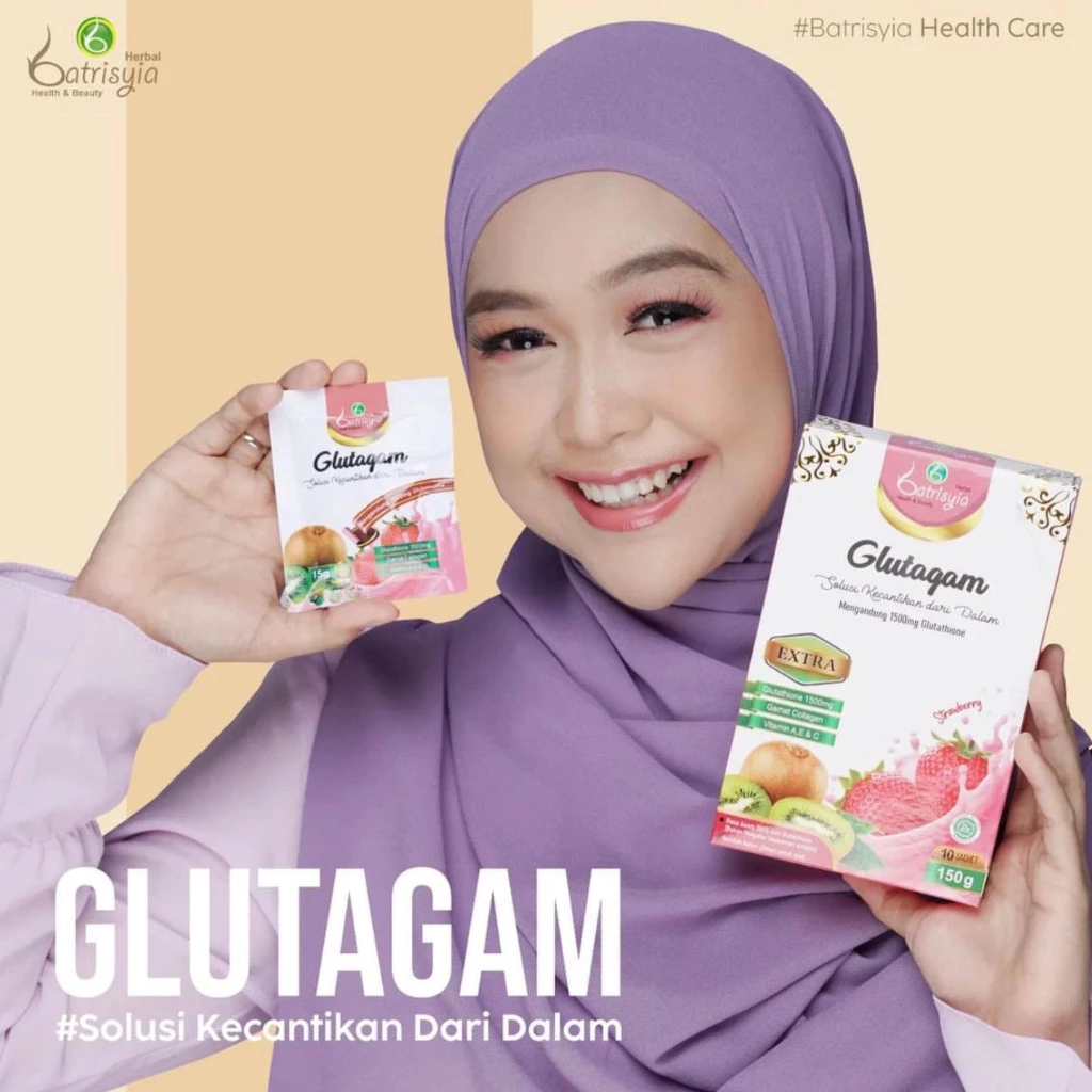 Batrisyia Glutagam 150 g | Minuman Glutathione Collagen