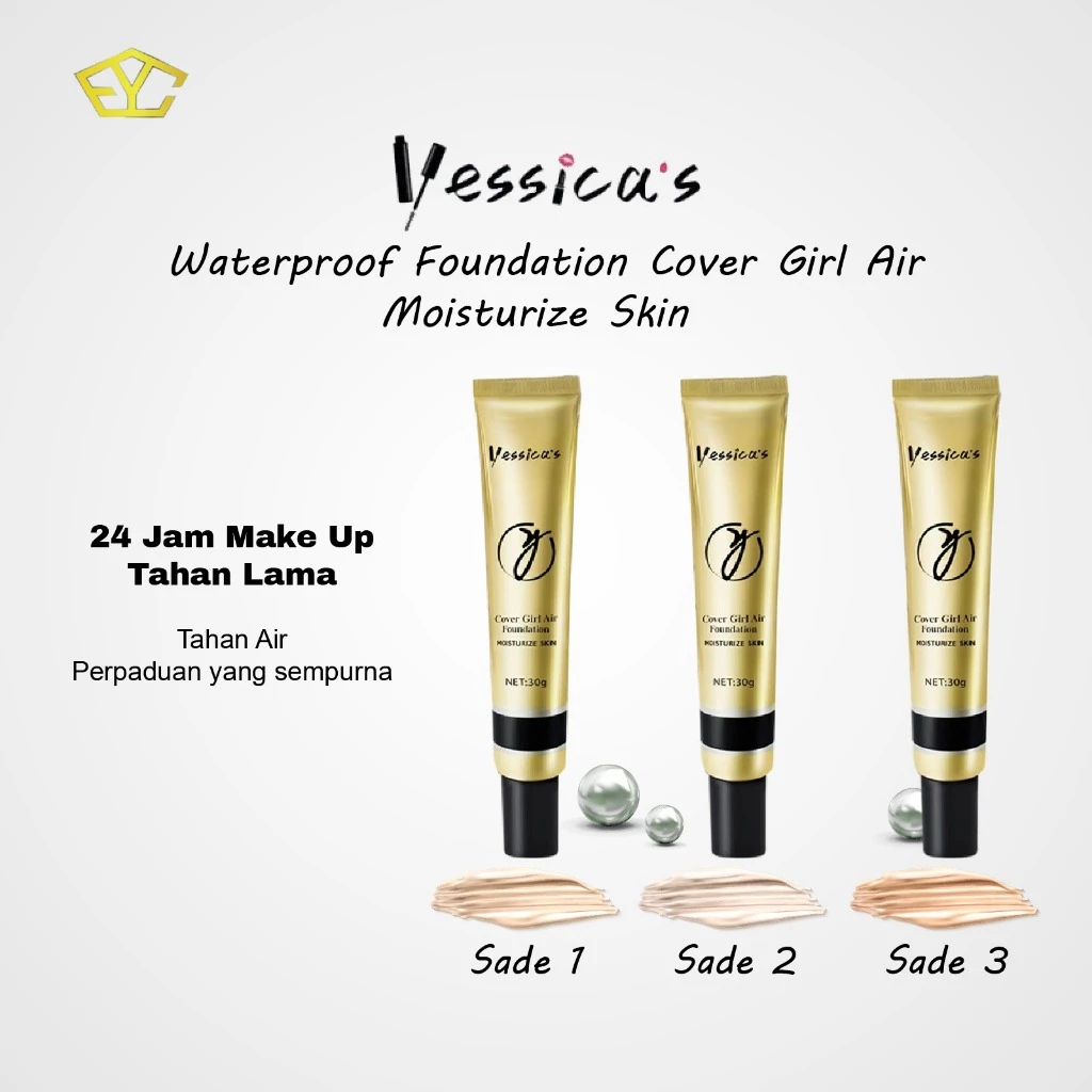 [FYC] Yessica’s Waterproof Foundation Anti Air Tahan Lama