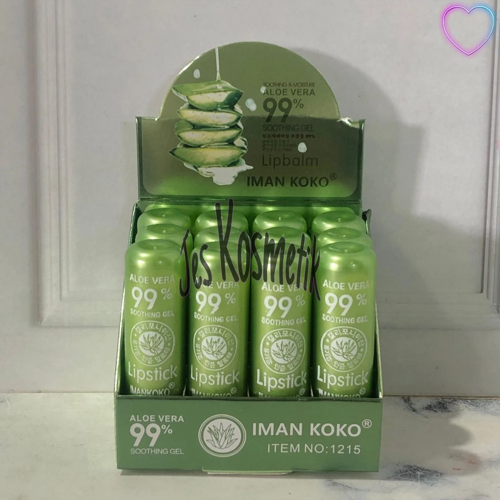 [PER PCS] BPOM Iman Koko Lip Balm Aloe Vera / Grosir Kosmetik