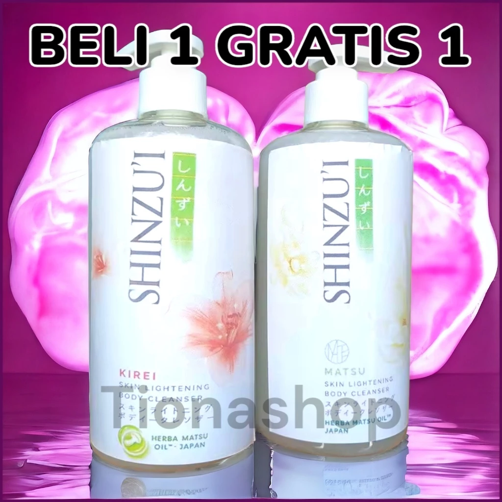 BELI 1 GRATIS 1 SABUN MANDI CAIR Shinjuwi Repack Refill PUMP 500ml