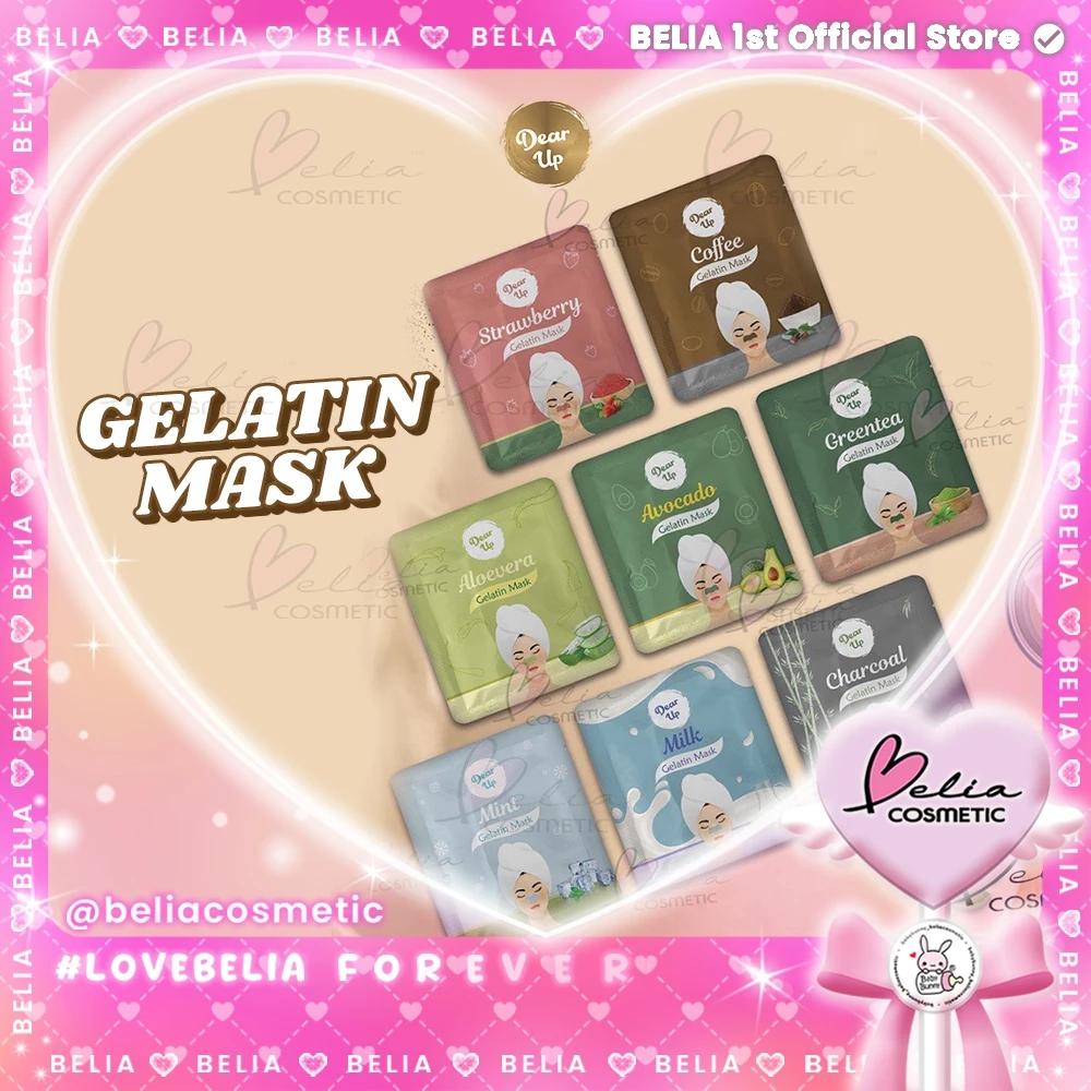 ❤ BELIA ❤ DEAR UP Gelatin Mask 5 gram | Masker Komedo | Pembersih Komedo | Masker Hidung Wajah