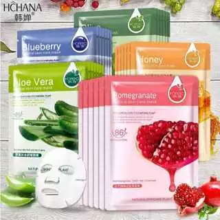 Rorec~Hchana Mask sheet mask masker wajah (fruit and vegetable)