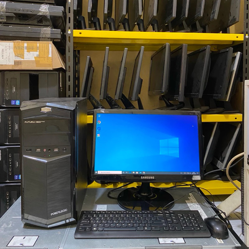 Paket PC Rakitan Build Up Core i3 Gen4 RAM 8GB SSD 120GB LCD 19 Inch Wide