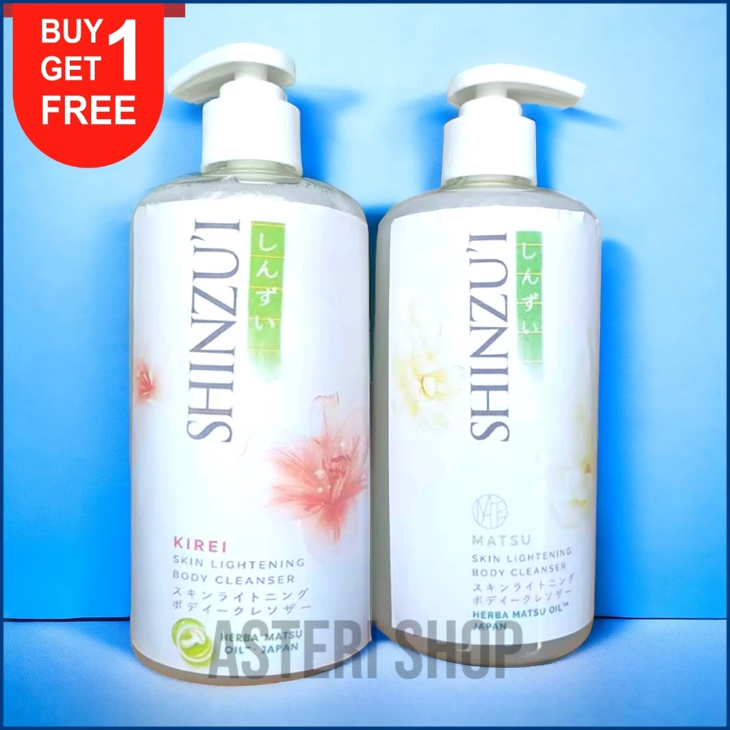 BUY 1 GET 1 SABUN MANDI CAIR SINZUWI BOTOL PUMP Repack Refill 500ml + 500ml
