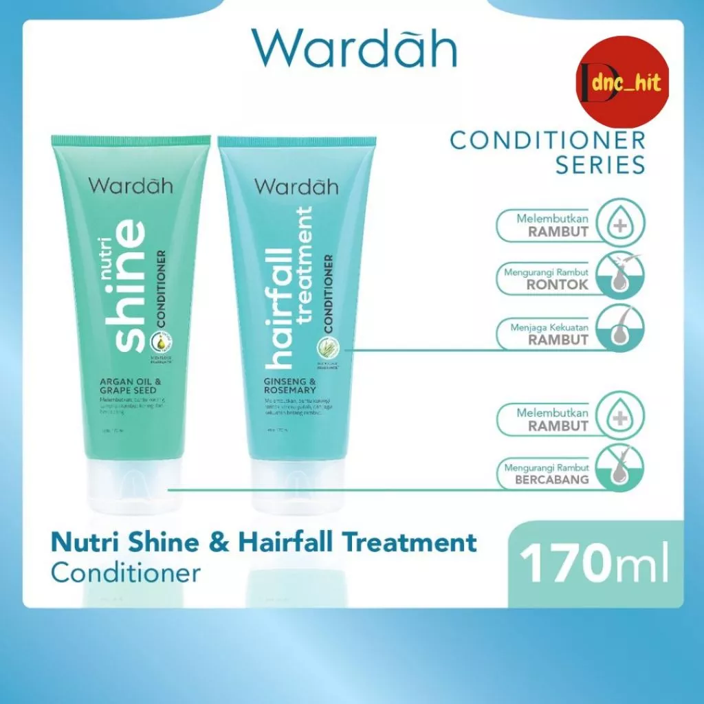 [ DNC_HIT ] Wardah CONDITIONER 170 ml - Mengandung ScentLock Fragrance