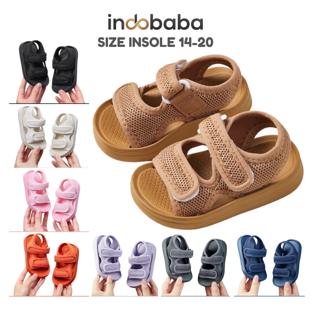 ndobaba Sandal Anak Import Sepatu Sandal Anak Mario Kain Lembut Laki laki Perempuan Eva Sandal Import S107